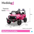 thumbnail image 4 of The Baby Shop Carro Montable Eléctrico Camioneta Rosa Niño Control Tek-799, 4 of 5