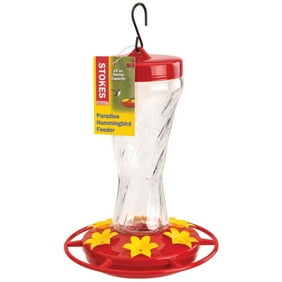 Blue Bunting 28 Oz Glass Hummingbird Feeder Walmart Com