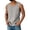 Dark Gray, variant on Men's Tank Top Undershirts Soft Cotton Linen A-Shirts Sleeveless Crewneck Shirt Casual Comfy Lounge Wear Army Green 2XL