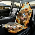 thumbnail image 4 of Yuyamidu Highland Cow Car Seat Covers Anti Slip Car Seat Covers Front Seats Only Easy to Install and Clean Removable Automotive Accessories Universal Fit for Most Vehicle, 4 of 7