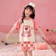 thumbnail image 1 of Traje de pijama de dibujos animados para niños y niñas, ropa de casa con pantalones cortos de manga corta Kawaii de My Melody Kuromi Cinnamoroll, 1 of 4