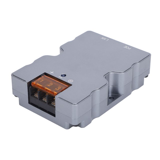 Injecteur de PoE GigE, Garde de Surtension Robuste DC48-57V 6A Injecteur de PoE Compact en Alliage d'Aluminium pour Extérieur