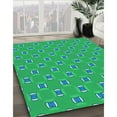 thumbnail image 3 of Ahgly Company Tapis d'Intérieur Lavable en Machine Carré Vert Printemps Transitionnel, 5 Pieds Carré, 3 of 7