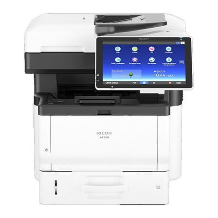 Restored Ricoh IM 350F - Mono / Laser MFP Printer Copier / Letter 37ppm