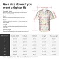 thumbnail image 4 of Fotbe Summer Rabbit Hawaiian Shirt for Men Unisex Summer Beach Casual Short Sleeve Cotton Linen Button Down Shirts-Medium, 4 of 5