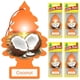 thumbnail image 2 of Ambientador para Auto LITTLE TREES Aroma a Coco, Paquete de 24, 2 of 8