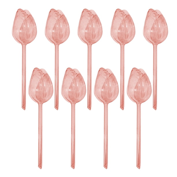 Bulbos de riego automático, globos de riego con forma de tulipán, dispositivos de riego automático para plantas de interior y exterior, jardinería doméstica.