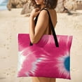 thumbnail image 4 of Colorful Tie Dye Vortex Outdoor Picnic Blanket, Foldable Waterproof Beach Mat, Portable Beach Blanket for Beach Camping, Hiking, Family Concerts, 4 of 7