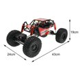 thumbnail image 4 of Buggy de Course 35km/h Voiture RC Crawler Rock 1/10 Véhicule Tout-Terrain Rouge, 4 of 9