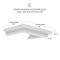 thumbnail image 3 of ZLINE Crown Molding Profile 4 for Wall Mount Range Hood (CM4-455/476/477/667/697), 3 of 11