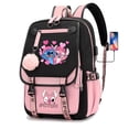 thumbnail image 2 of Stitch Boys Girls Kids School Book Bags Women USB Bagpack Teenagers Canvas Laptop Travel Student Backpack, 2 of 4