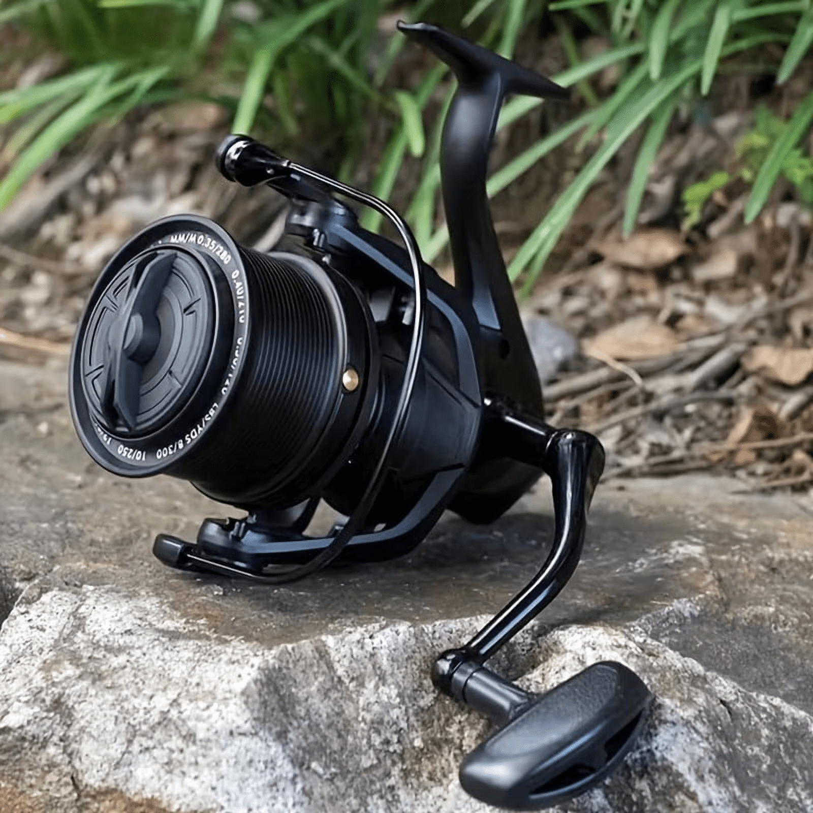 Charefin Large Deep Sea Fishing Reel 14000 Series Spinning Reel Durable Metal Construction High Line Capacity Saltwater Fishing Reel For Big Game Ocean Fishing