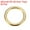 Gold Tone, variant on Metal O Rings, 20 Pack 20mm(0.79") ID 3mm Thick Welded O-Ringe, Gold Tone