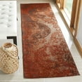 thumbnail image 3 of SAFAVIEH Classic Vintage Parker Paisley Overdyed Cotton Area Rug, Rust/Brown, 5' x 8', 3 of 9