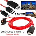 thumbnail image 2 of Hot Mhl Micro Usb To Hdmi 1080p Tv Cable Adapter For Android Phs 11pin, 2 of 5