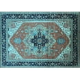 thumbnail image 1 of Ahgly Company Indoor Rectangle Oriental Light Blue Industrial Area Rugs, 3' x 5', 1 of 4