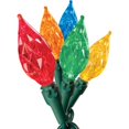 Holiday Time 60Count LED C6 MultiColor Teardrop Christmas Lights