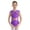 Purple, variant on Kids Girls Sparkle Sleeveless Gymnastics Ballet Leotard Tumbling Dance Unitard Biketard Practice Outfit Hot Pink 8