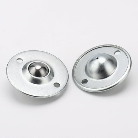 CARBONLIKE 4pcs Roller Conveyor 16MM Steel Roller Ball Bearing Flange