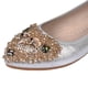 thumbnail image 3 of Zapatos Vestir Planos Sin Cordones Bailarina Boda Mujer Plegables Con Diamantes Imitación, 3 of 9