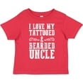 thumbnail image 3 of Inktastic I Love My Tattooed & Bearded Uncle Boys Toddler T-Shirt, 3 of 5