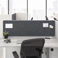 thumbnail image 5 of Hustle Tackboard for 60W Cubicle Desk in Cool Charcoal Fabric, 5 of 6