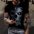 thumbnail image 2 of JINMGG Mens Tops Clearance under $5,Men's Unisex Daily T Shirt 3D Print Graphic Prints Animal Print Long Sleeve Tops Casual Bloue,Navy XXL, 2 of 9
