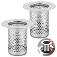 thumbnail image 3 of Inteprter 2 unids/set filtro de drenaje de malla de alta densidad para fregadero de cocina fijación estable malla de filtro no deformante Accesorios de baño, 3 of 6