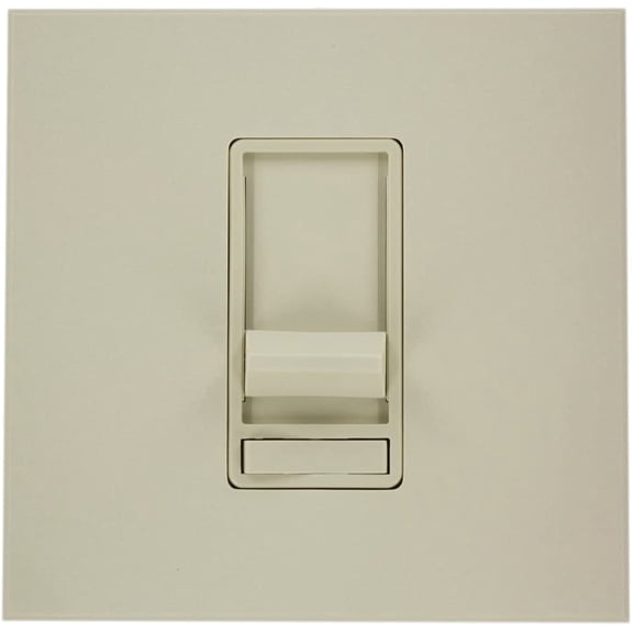 Leviton 82000-3I 2000W, 3-Way, Renoir Preset Electro-Mechanical Incandescent Slide Dimmer, Wide Fin, Ivory