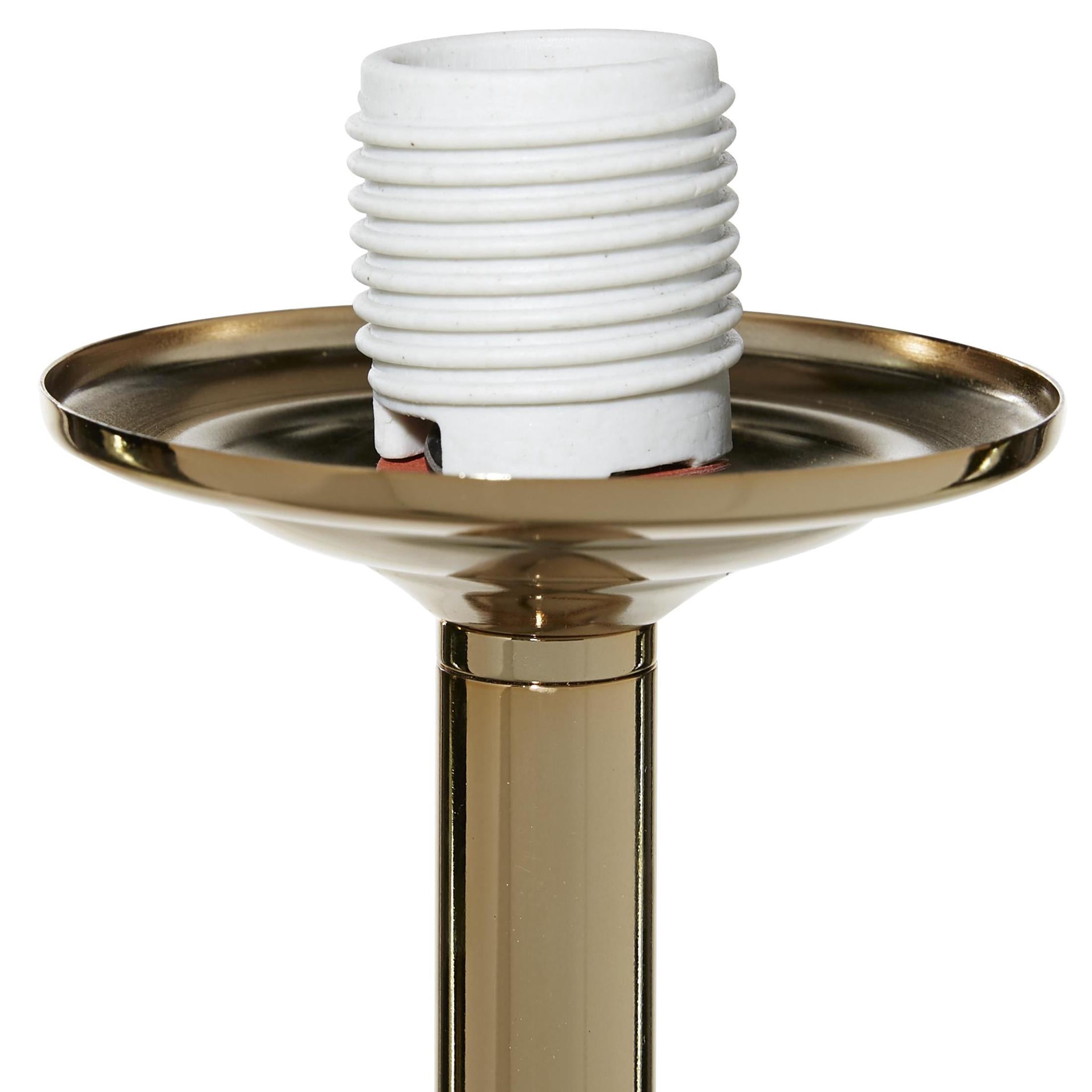 CosmoLiving by Cosmopolitan 64" White Floor Lamp with White Glass Shade