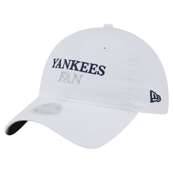 Women's New Era White New York Yankees Team Fan 9TWENTY Adjustable Hat