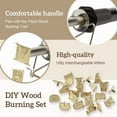 thumbnail image 6 of Steadline Wood Burning Tool Set with Letter Stamps,DIY Branding Iron for Leather and Wood Crafting,Personalized Gift Making Kit for Christmas and Special Occasions,Creative Handmade Tool, 6 of 6