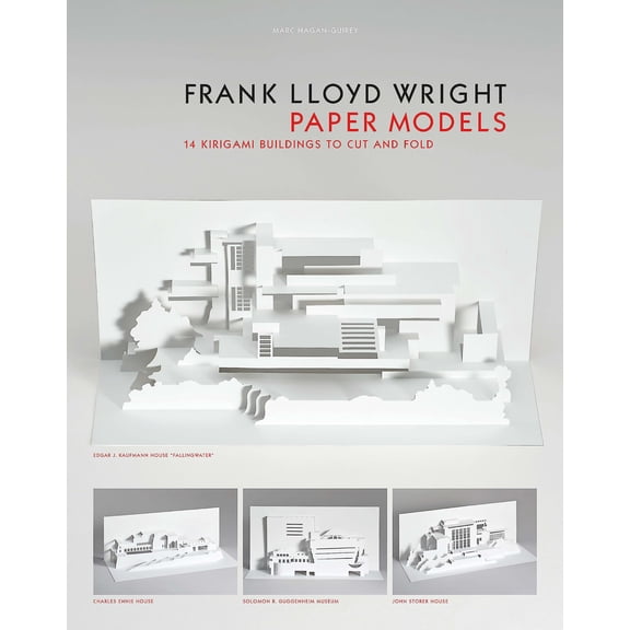 Pre-Owned Frank Lloyd Wright Paper Models: 14 Kirigami Buildings to Cut and Fold (paper folding, origami)