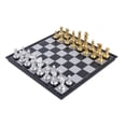 thumbnail image 1 of Tablero Ajedrez Plegable Juego Ajedrez Educativo Tablero Ajedrez Magnético Dorado Y Plateado Regalo para [oro Y Plata 3810A], 1 of 9