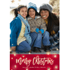 Star Filled Night - 5x7 Personalized Merry Christmas Holiday Card