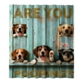 thumbnail image 1 of TIELUTT A Witty and Humorous Bathroom Curtain Embroide Shower Curtain Curtains for Small Windows in Bathroom Extra Long Shower Curtain Liner 84 Inches Long Tall Shower Curtain Shower Hang Line, 1 of 5