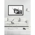 thumbnail image 3 of "Steer Face" Framed Painting Print, 3 of 4