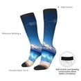 thumbnail image 6 of Salouo Starry Night Ocean View Print Women's Men's Ankle Socks 1-pack Casual Athletic Socks for Unisex Adult Moisture-Wicking Socks for Daily Wear/Running/Sport, 6 of 8