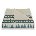 thumbnail image 3 of Creative Products Blue Tribal 50 x 60 Coral Fleece Blanket, 3 of 3