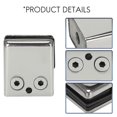 thumbnail image 5 of Glass Clamp 8-10mm 8PCS Stainless Steel 304 Glass Clamps Adjustable Glass Bracket Flat Back for Bal, 5 of 5