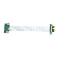 thumbnail image 2 of Cable de extensión PCIE 1X modelo FPC con Base magnética accesorios de adaptador de red pequeños, 2 of 5