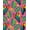 Pink, Pattern 2, variant on ODIKA 2x3 Machine Washable Non-Slip Area Rug, Tropical Rainforest Creatures Featuring Monkeys Parrots Toucans High Traffic Rug with Pad, Pink, 681960