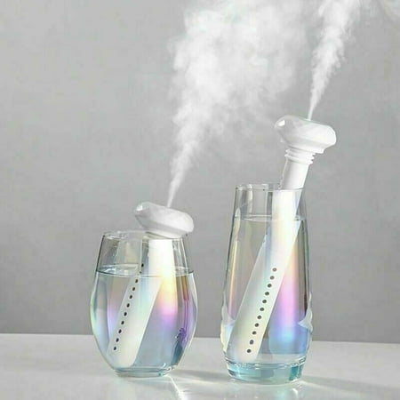 

LNKOO Portable USB Air Humidifier Aromatic Diamond Diffuser Bottle Mist Maker for Home White