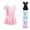 Pink, variant on VOUZZA Ballet Leotards for Girls with Removable Skirt Toddler Hollow Back Dance Dress Combo Athletic Active Gymnastics Skater Wear