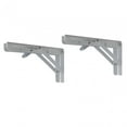 thumbnail image 1 of 2 soportes de estante plegables, soporte de ángulo plegable triangular, soporte de bricolaje para Blanco 8 pulgadas, 1 of 8