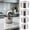 D, variant on Stainless Steel Condiment Jar with Lid, Commercial Stackable Storage Canister for Self-Serve Stations, Dry & Wet Food Container for Kitchen, Buffet & Cafe