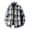 Sky Blue, variant on Japanese Style Tie Dye Plaid Coat Winter Warm Thickened Padded Jacket Casual Loose Fit Fashion Outerwear