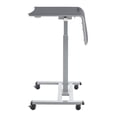 thumbnail image 3 of Pemberly Row Bureau Étudiant Assis-Debout Pro Gris Hauteur Réglable 28.5 Pouces-41.75 Pouces, 3 of 9