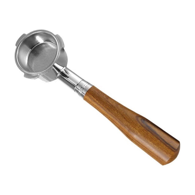 Poignée de Machine à Café Maille Fine Bol à Poudre Trois-Oreilles Porte-Filtre en Acier Inoxydable Extraction Trois-Oreilles Sans Fond Cuisine Type 3