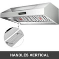 thumbnail image 4 of KFFKFF 6 Pcs Commercial Kitchen Range Hood Filters, 19.5W x 24.5H Inch, 430 Stainless Steel Restaurant Hood Filter, with 4 Grooves, for Grease Rated Commercial Kitchen Range Hoods, 4 of 9